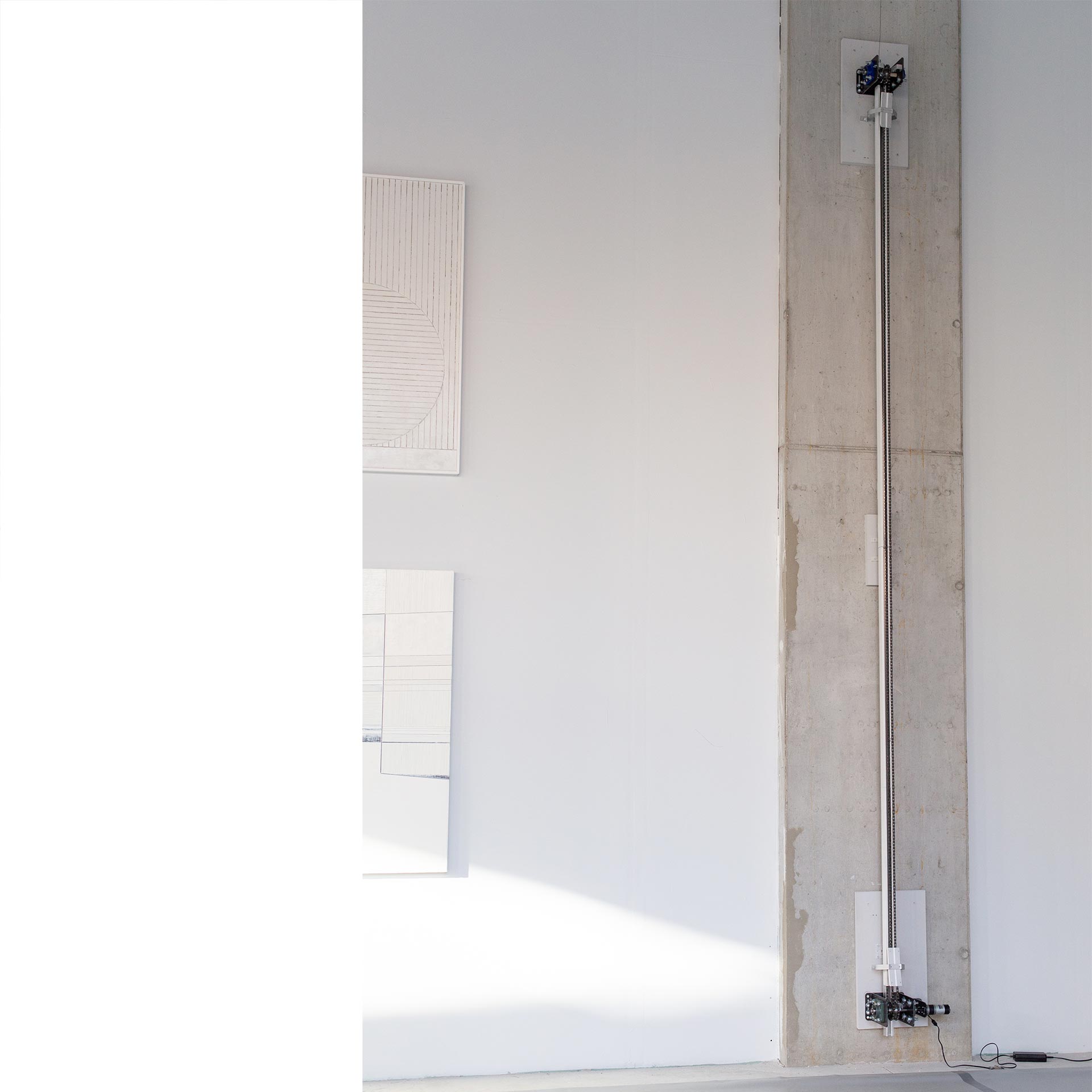 Kompozycja kinetyczna z olejem